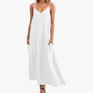 Elegant White Maxi Dress